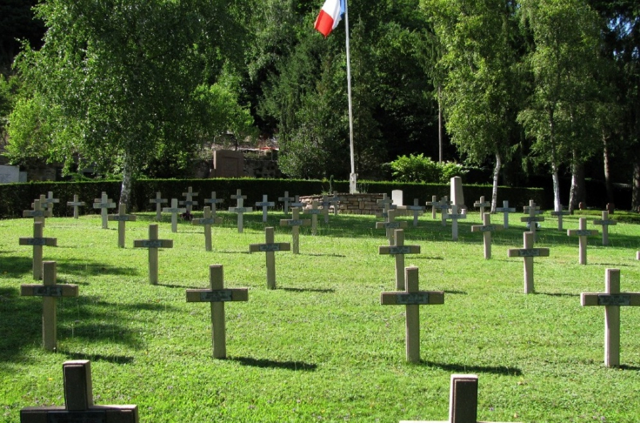 Militaires français au cimetière de Munster (1914-1918)